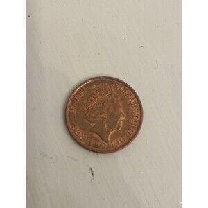 Queen Elizabeth 1p One Pence Coin